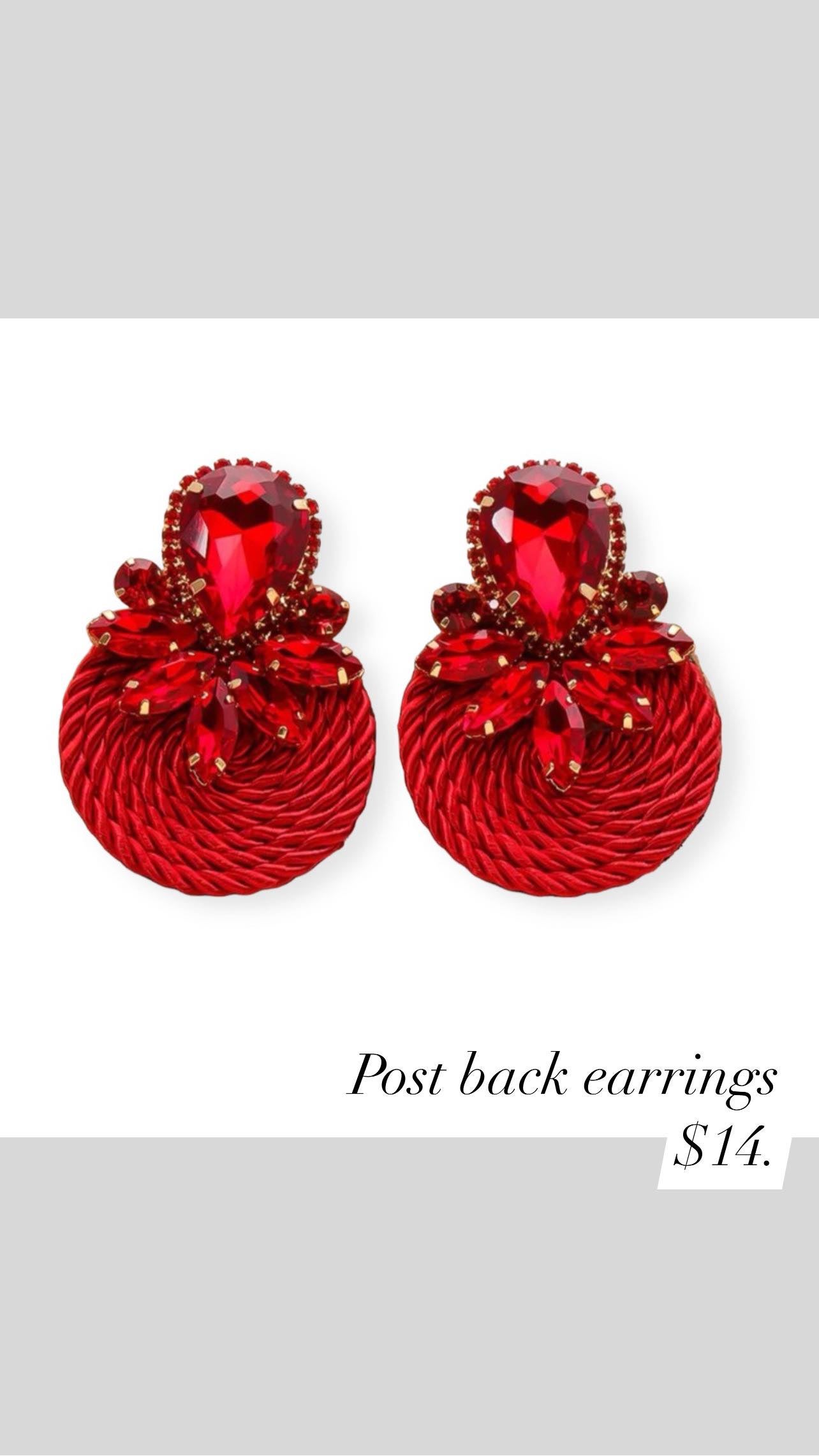 Red & Coral long tassel Earrings – Heidi Lifestyle Design