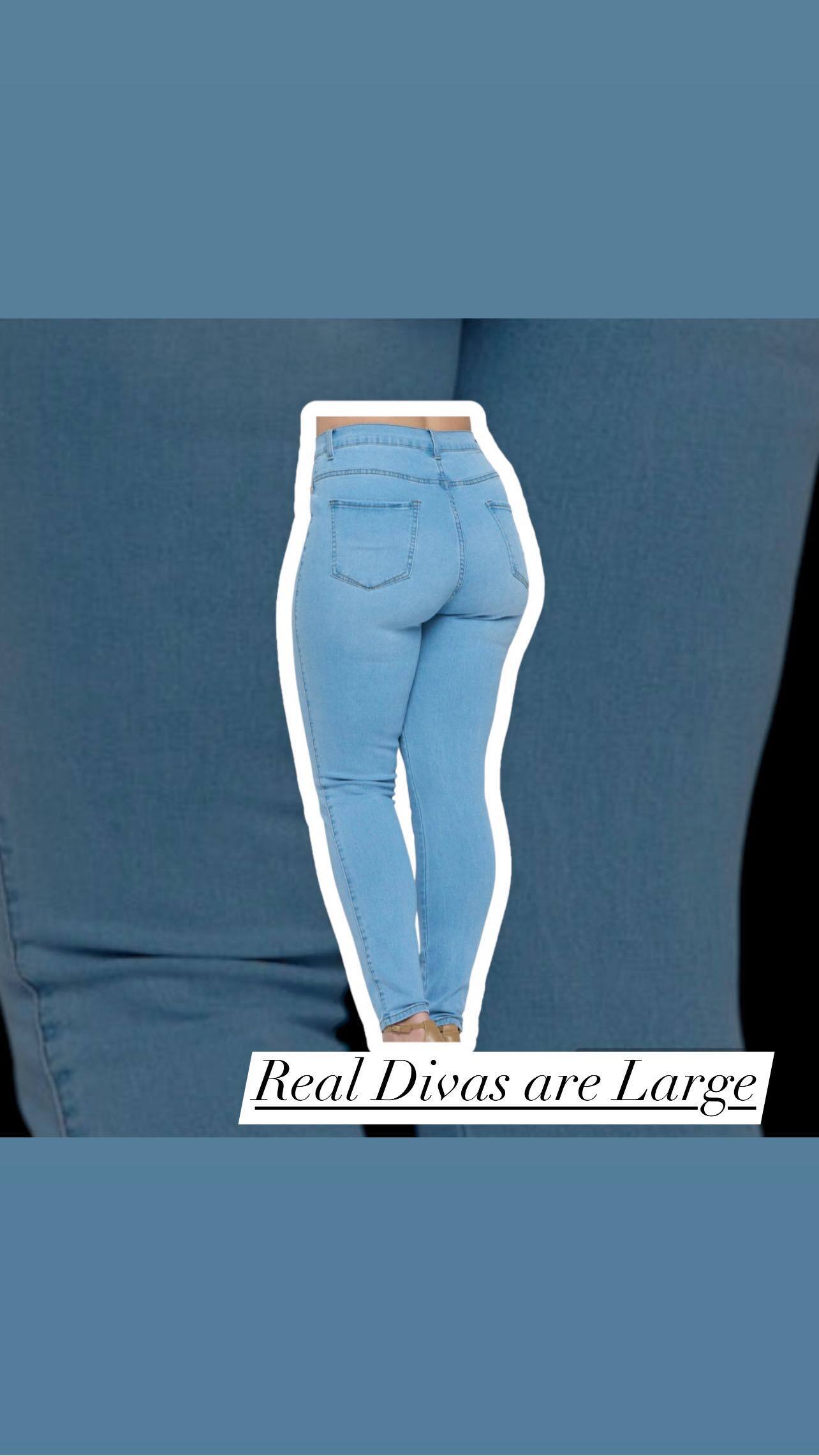 Plus size skinny jeans near me Real Divas are LARGE