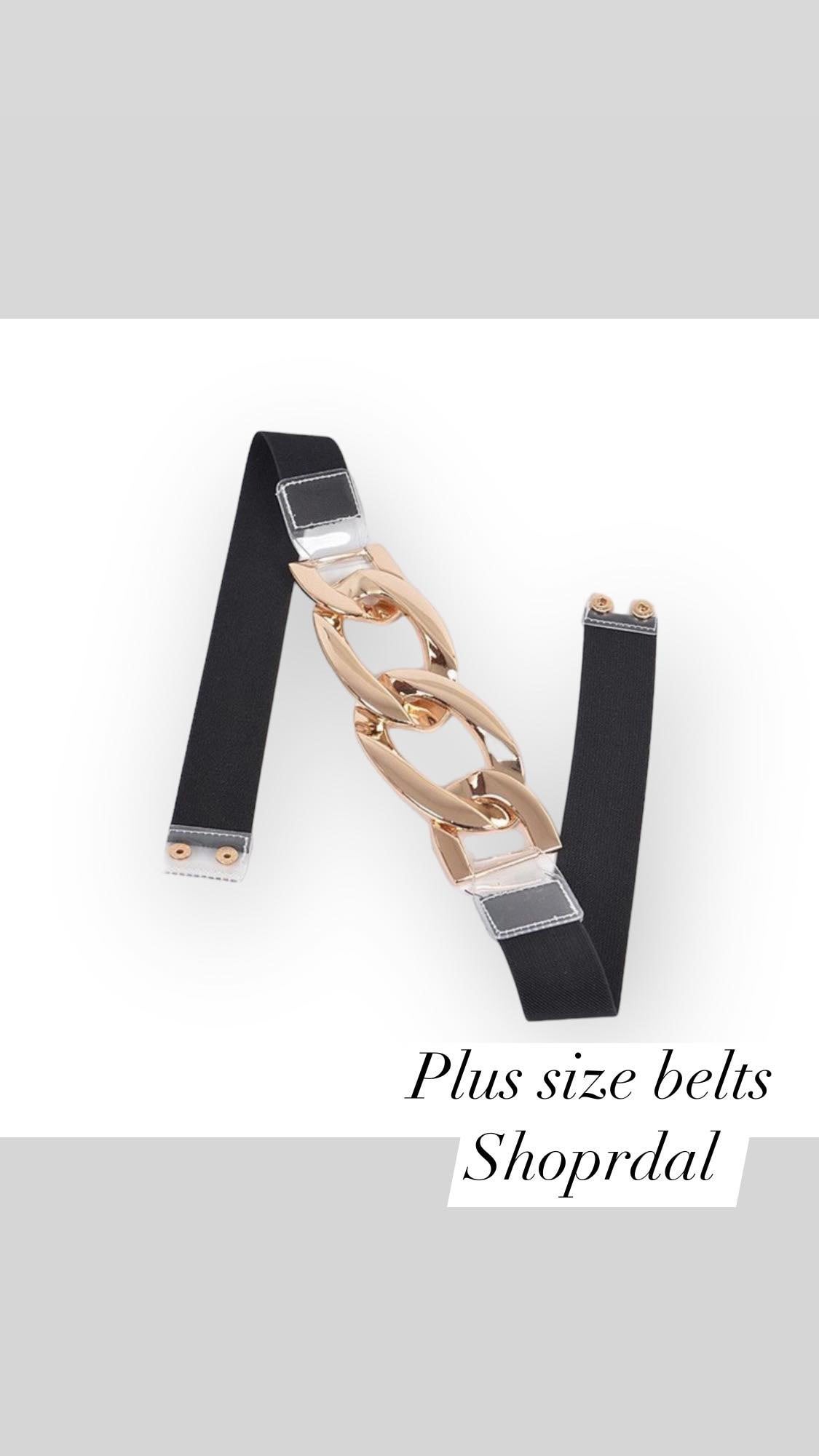 Chain belts for plus size best sale